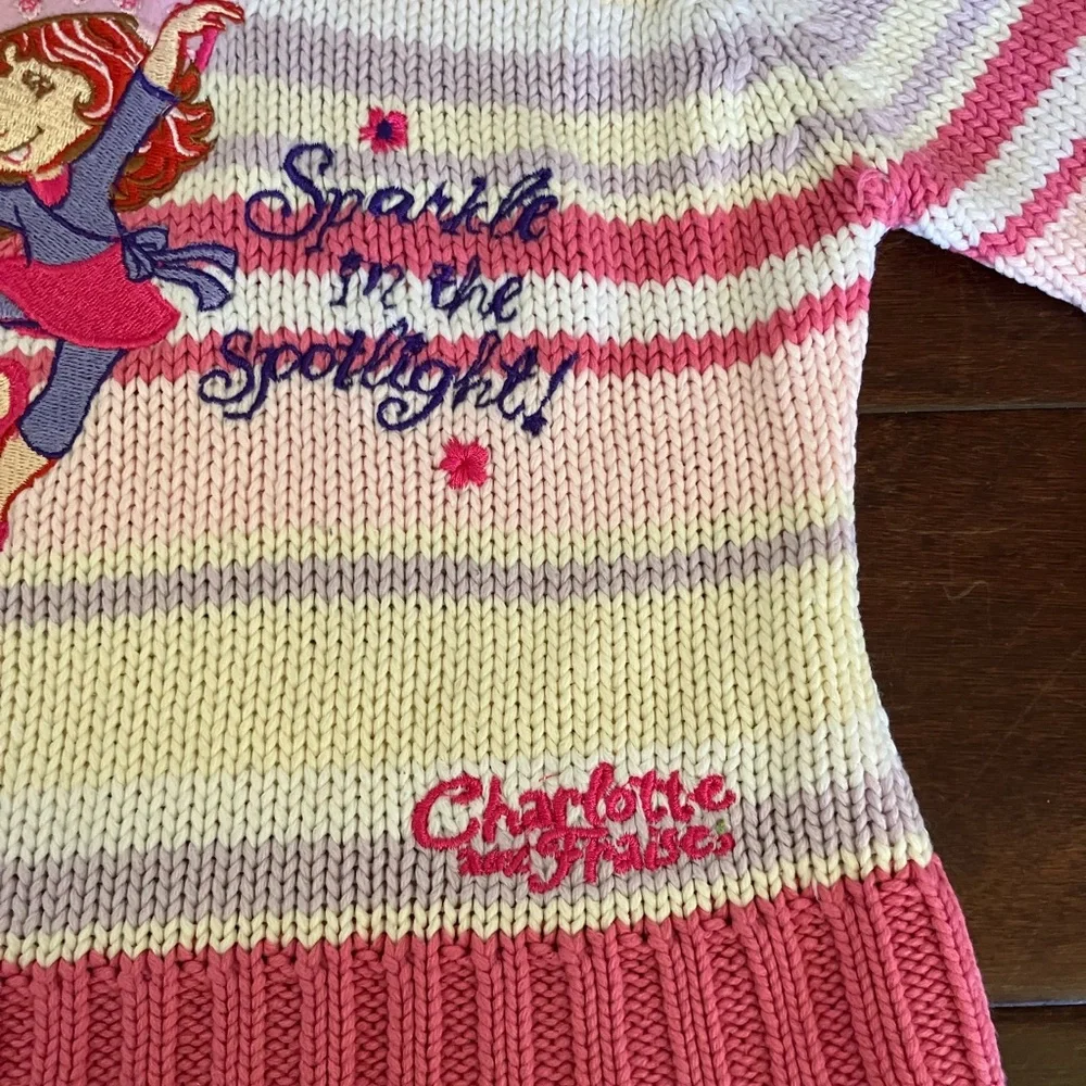 Y2K 2007 Strawberry Shortcake Sparkle in Spotlight Knitted sweater